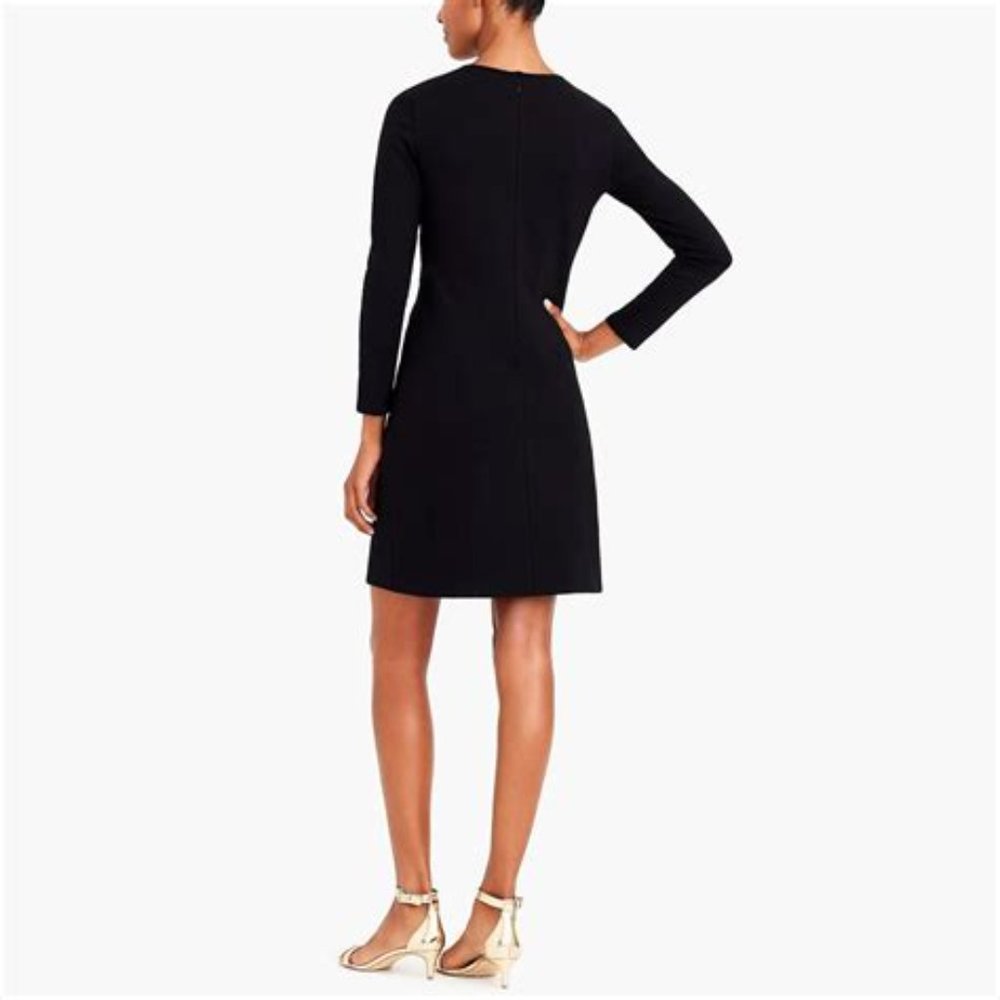 Black ponte dress